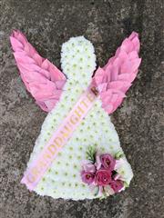 Heavenly Angel with personalised ribbon