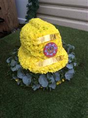 Large Bespoke 3D fireman helmet tribute