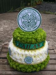 Heavenly  birthday cake tribute 