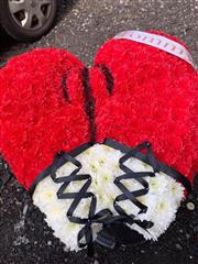 Bespoke boxing gloves tribute 