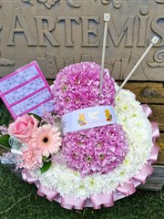 Ball of wool tribute In pinks