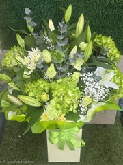 Luxury lime green showstopper 